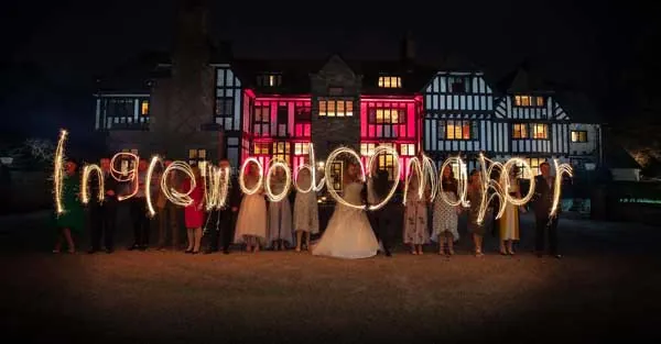 Sarah & John's wedding at Inglewood Manor, Cheshire