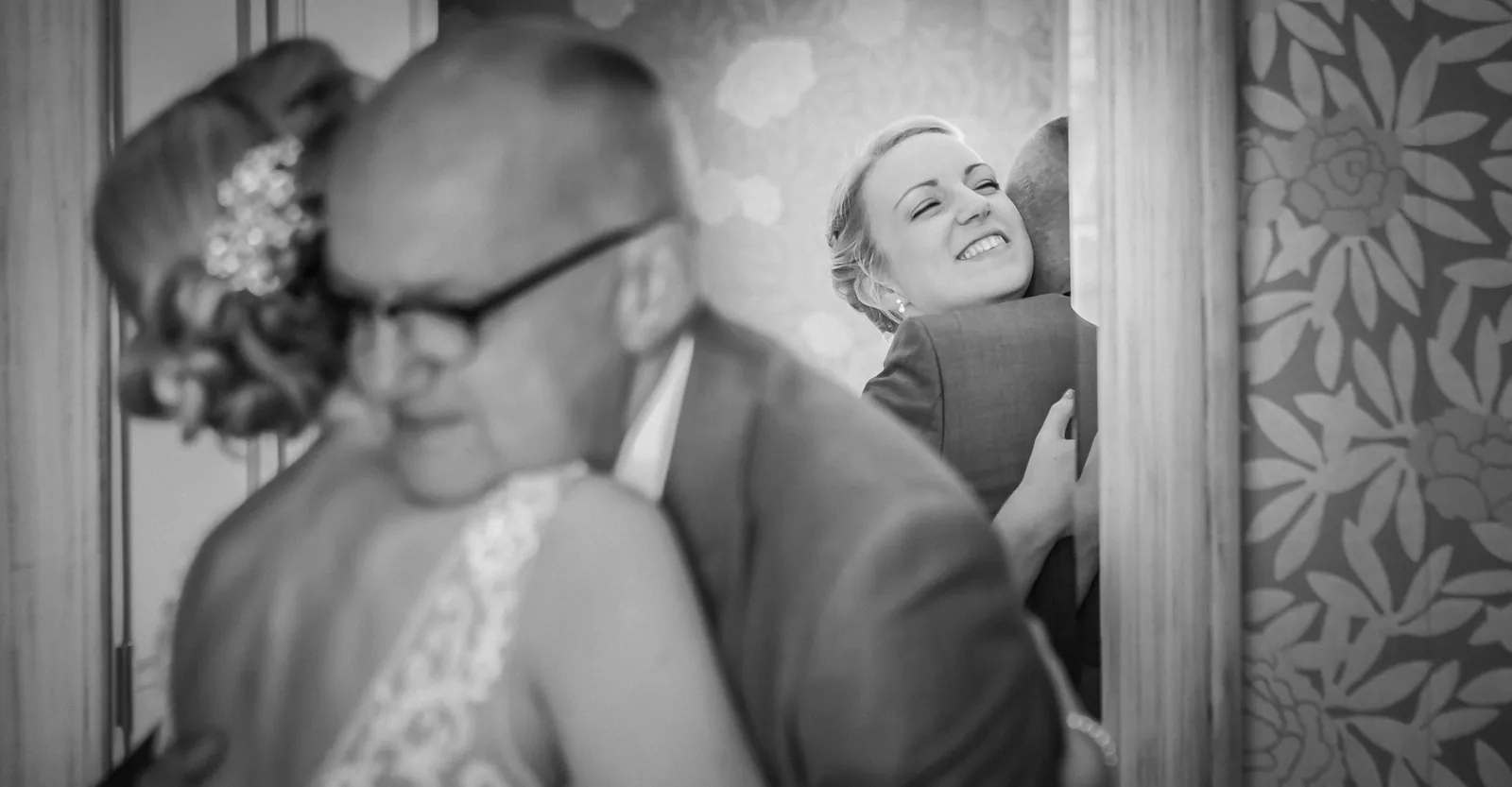 Natural relaxed wedding photography, a happy bride